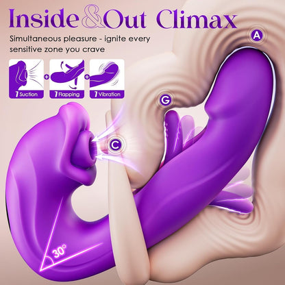 ✨2026 New AI Sync G-Spot Vibrator Support APP control 💞 7 Vibration & 5 Licking Modes + Free Mystery Gift | 30-Day Fast Refund