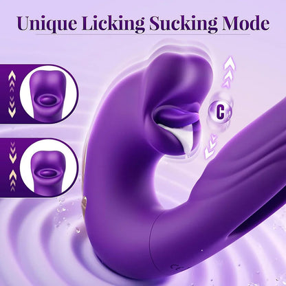 ✨2026 New AI Sync G-Spot Vibrator Support APP control 💞 7 Vibration & 5 Licking Modes + Free Mystery Gift | 30-Day Fast Refund