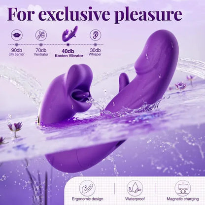 ✨2026 New AI Sync G-Spot Vibrator Support APP control 💞 7 Vibration & 5 Licking Modes + Free Mystery Gift | 30-Day Fast Refund